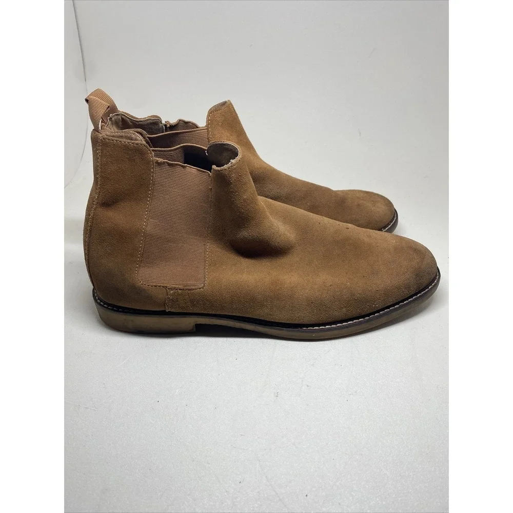Steve Madden Men's Slip‎ On Ankle Boots Brown Size 13M